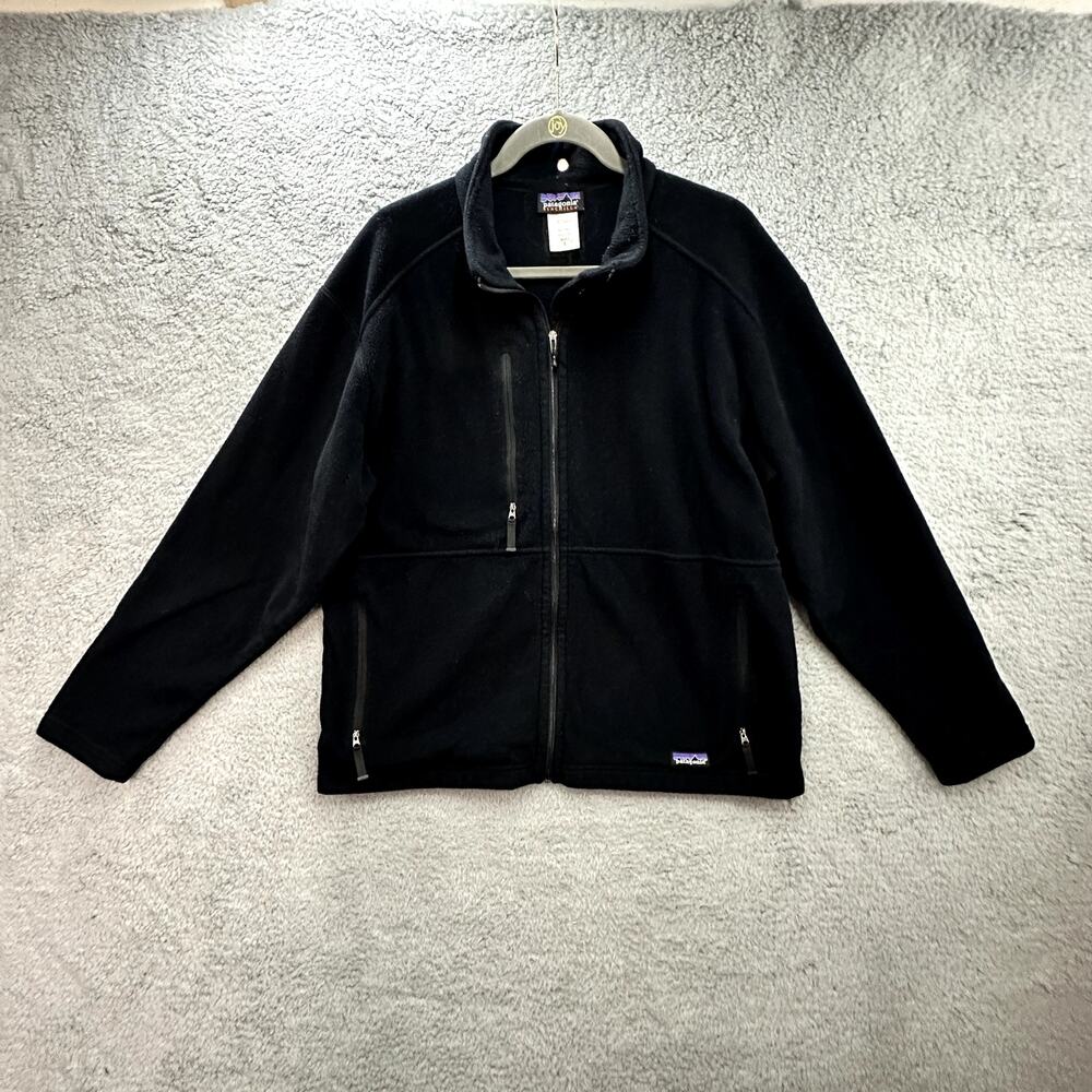 Patagonia‎ Synchilla Men's Large Fleece Full Zip Jacket Warm Outdoors Activewear